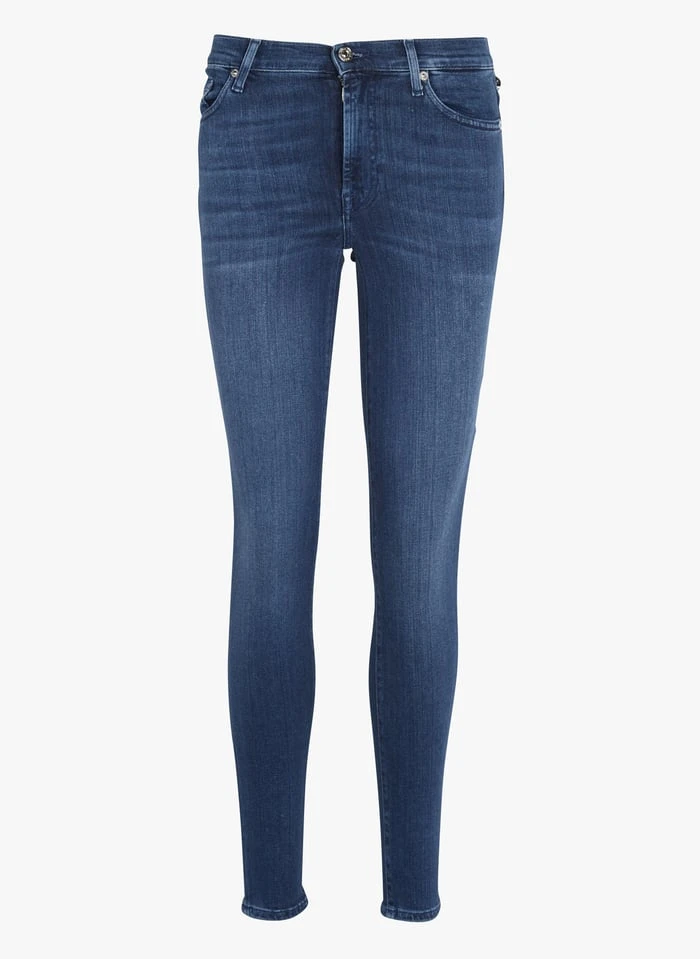 7 For All Mankind HW SKINNY - Skinny Jeans Met Hoge Taille | Blauw 6 7 For All Mankind HW SKINNY - Skinny Jeans Met Hoge Taille | Blauw - Afbeelding 4