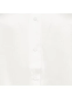 Maje CECILY - Zijden Blouse Met Klassieke Kraag | Wit -MORGAN Verkoop 2631197