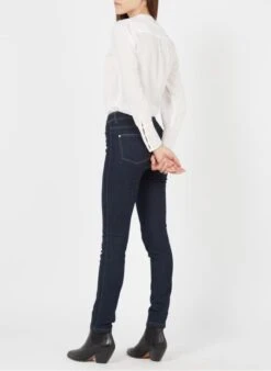 MAISON 123 Slim-fit Jeans Met Hoge Taille | Jeans Onbewerkt -MORGAN Verkoop 2693744