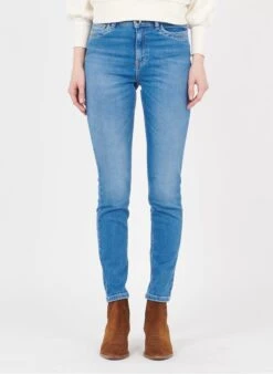 MAISON 123 Skinny Jeans Van Stretchkatoen Met Hoge Taille | Jeans Verschoten