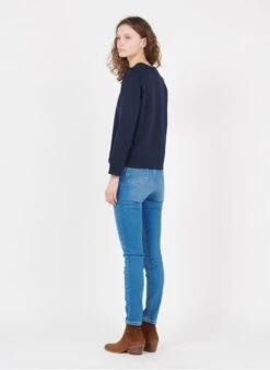 MAISON 123 Skinny Jeans Van Stretchkatoen Met Hoge Taille | Jeans Verschoten -MORGAN Verkoop 2967532