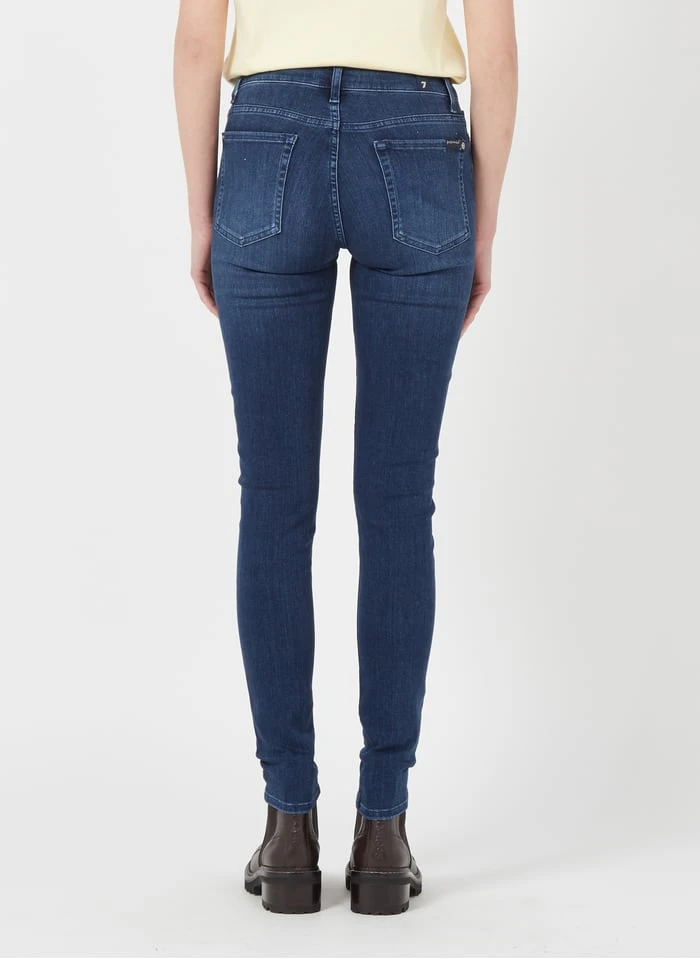7 For All Mankind HW SKINNY - Skinny Jeans Met Hoge Taille | Blauw 4 7 For All Mankind HW SKINNY - Skinny Jeans Met Hoge Taille | Blauw - Afbeelding 2