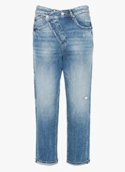 LE TEMPS DES CERISES COSY - Boyfriend-jeans Met Hoge Taille | Blauw -MORGAN Verkoop 3127128