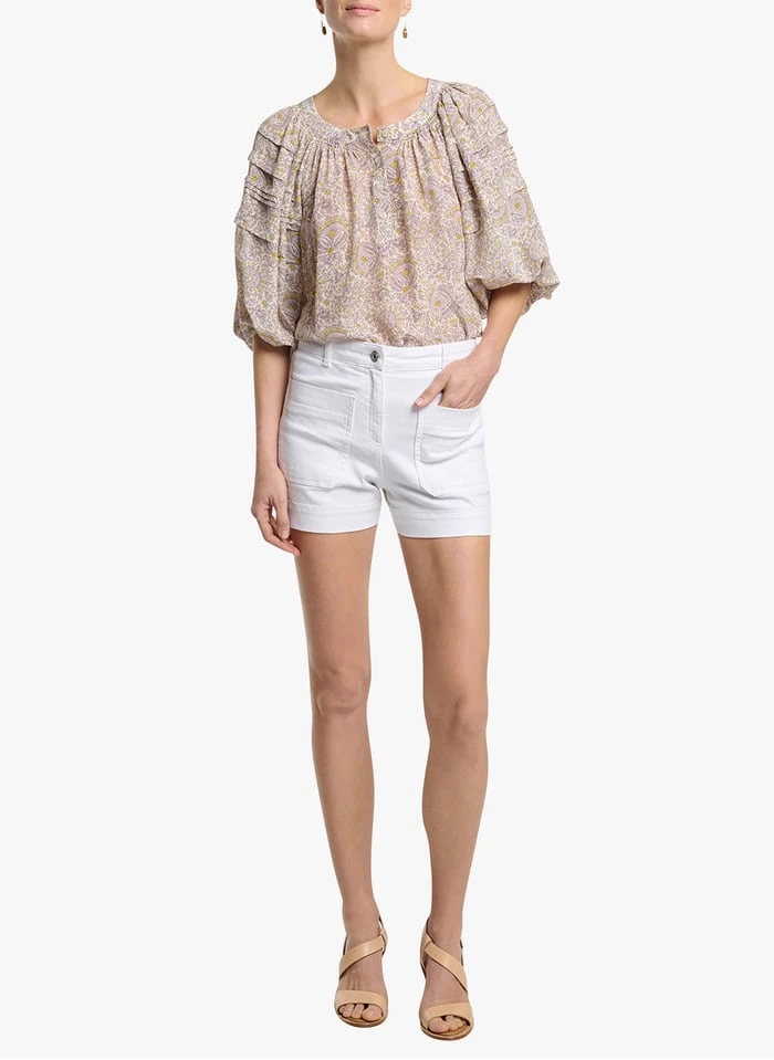 Vanessa Bruno TELIAS - Katoenen Short | Wit 5 Vanessa Bruno TELIAS - Katoenen Short | Wit - Afbeelding 3