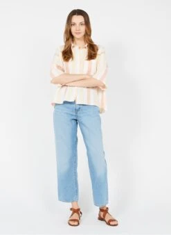 Sessun BAY CRUISE - Rechte, Stonewashed Jeans | Blauw -MORGAN Verkoop 3622833