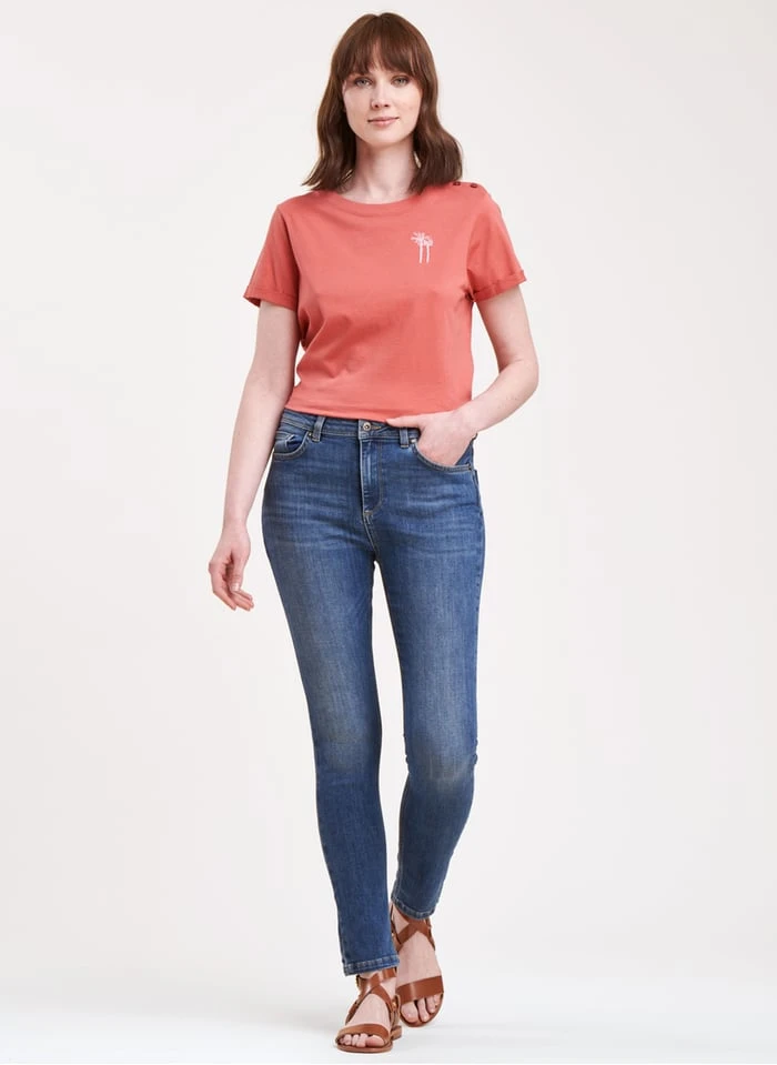 Slim-fit Jeans Van Biokatoen | Jeans Stone 7 Slim-fit Jeans Van Biokatoen | Jeans Stone - Afbeelding 5