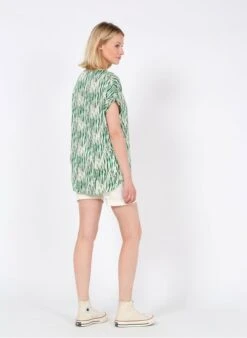 Please Short Van Stretchkatoen Met Knoopsluiting | Beige -MORGAN Verkoop 3681545