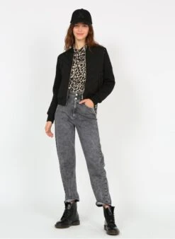 Ikks Rechte, Katoenen Jeans Met Verwassen Effect | Grijs -MORGAN Verkoop 3703470