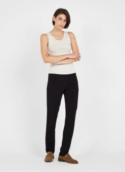 American Vintage BOZY - Katoenen Singlet Met Ronde Hals | Beige -MORGAN Verkoop 3781396