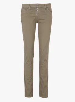 Please Slim-fit Jeans | Kaki -MORGAN Verkoop 3785451