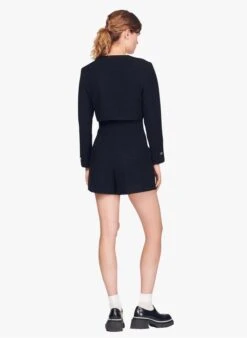 Sandro SEAL - Playsuit Van Tweedstof | Zwart 14 Sandro SEAL - Playsuit Van Tweedstof | Zwart -MORGAN Verkoop 3790727