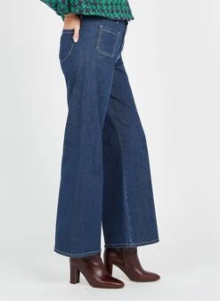 Please Wijde, Katoenen Jeans Met Hoge Taille | -MORGAN Verkoop 3799549