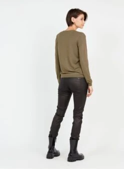 Ikks Slim-fit, Katoenen Broek | Zwart -MORGAN Verkoop 3805646