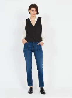 MAISON 123 NALLA - Rechte Jeans Van Biologisch Katoen | Jeans Onbewerkt 22 MAISON 123 NALLA - Rechte Jeans Van Biologisch Katoen | Jeans Onbewerkt -MORGAN Verkoop 3805718