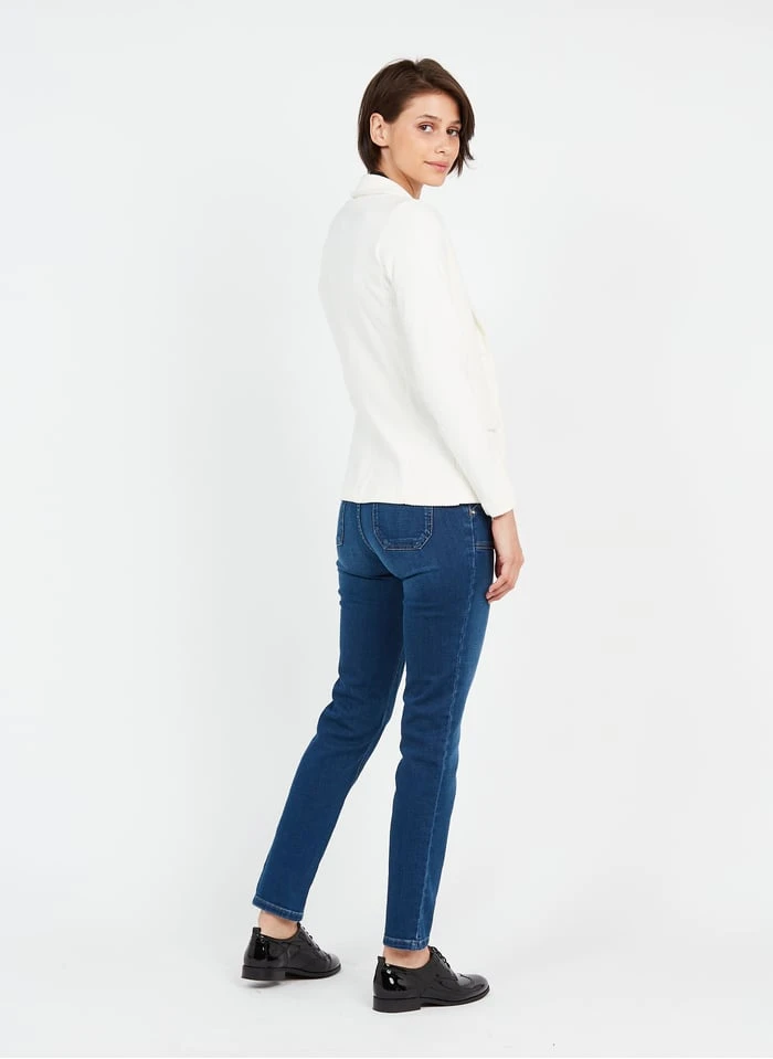 MAISON 123 NALLA - Rechte Jeans Van Biologisch Katoen | Jeans Onbewerkt 14 MAISON 123 NALLA - Rechte Jeans Van Biologisch Katoen | Jeans Onbewerkt - Afbeelding 12