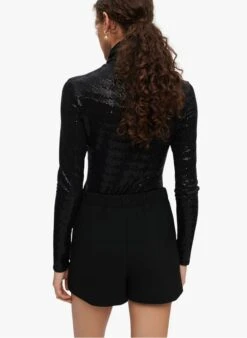 Maje 122IMABOO - Recht Short | Zwart 9 Maje 122IMABOO - Recht Short | Zwart -MORGAN Verkoop 3867415