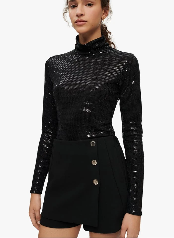 Maje 122IMABOO - Recht Short | Zwart 3 Maje 122IMABOO - Recht Short | Zwart