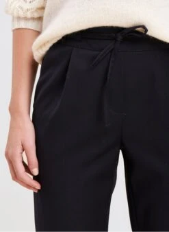 Rechte Broek Met Hoge Taille | Blauw