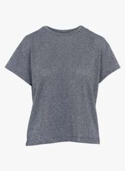 T-shirt Met Pailletten | Blauw 9 T-shirt Met Pailletten | Blauw -MORGAN Verkoop 3894102