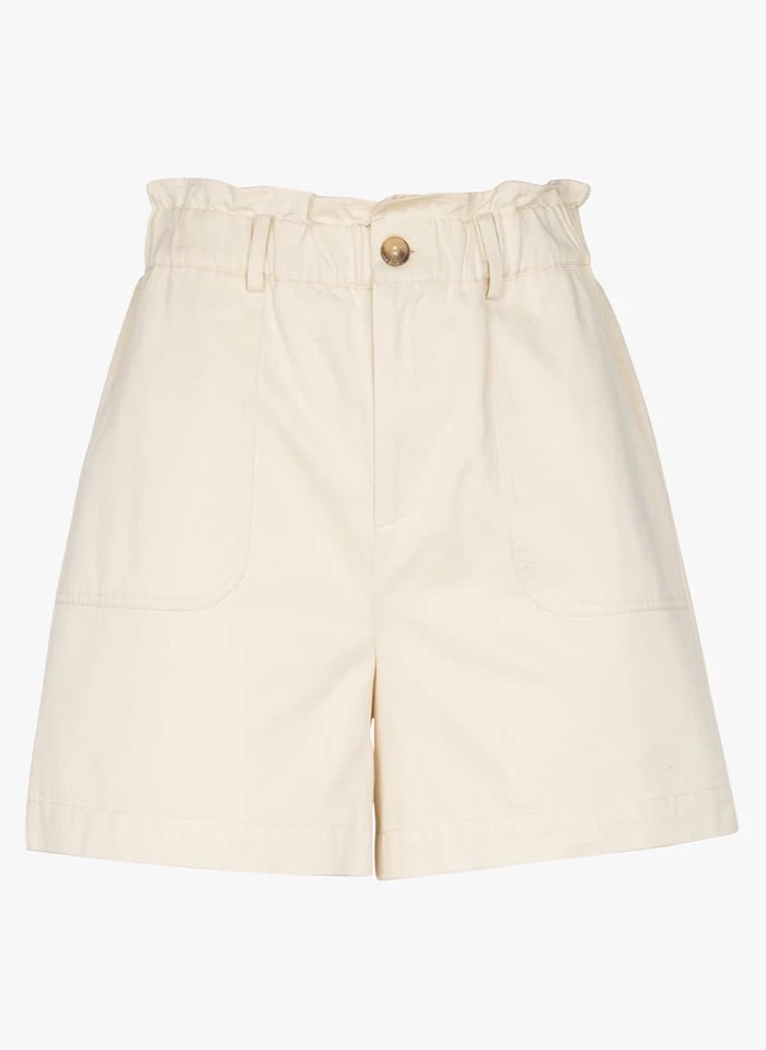 Petite Mendigote MARCO - Recht, Katoenen Short | Wit 5 Petite Mendigote MARCO - Recht, Katoenen Short | Wit - Afbeelding 3