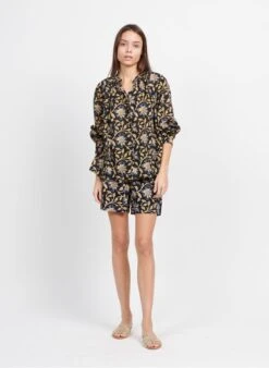 Petite Mendigote MARCO - Katoenen Short Met Print | Zwart -MORGAN Verkoop 3924927