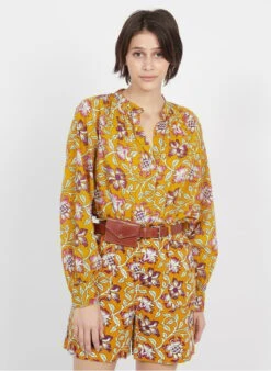 Petite Mendigote MARCO - Katoenen Short Met Print | Geel 15 Petite Mendigote MARCO - Katoenen Short Met Print | Geel -MORGAN Verkoop 3925968