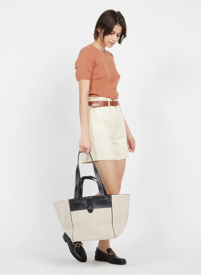 Petite Mendigote MARCO - Recht, Katoenen Short | Wit 9 Petite Mendigote MARCO - Recht, Katoenen Short | Wit - Afbeelding 7