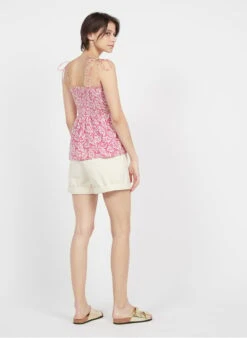 Petite Mendigote MARCO - Recht, Katoenen Short | Wit 21 Petite Mendigote MARCO - Recht, Katoenen Short | Wit -MORGAN Verkoop 3925990