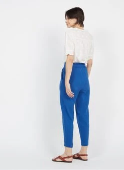 Petite Mendigote THIBAULT - Carrotbroek Van Zachte, Luchtige Katoen | Blauw -MORGAN Verkoop 3926028