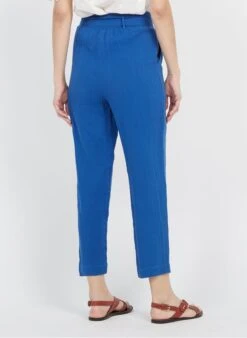 Petite Mendigote THIBAULT - Carrotbroek Van Zachte, Luchtige Katoen | Blauw -MORGAN Verkoop 3926031