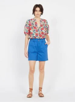 Petite Mendigote MARCO - Recht, Katoenen Short | Blauw -MORGAN Verkoop 3926162