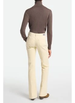 Vanessa Bruno Flared Katoenen Jeans | Beige 7 Vanessa Bruno Flared Katoenen Jeans | Beige -MORGAN Verkoop 3926693