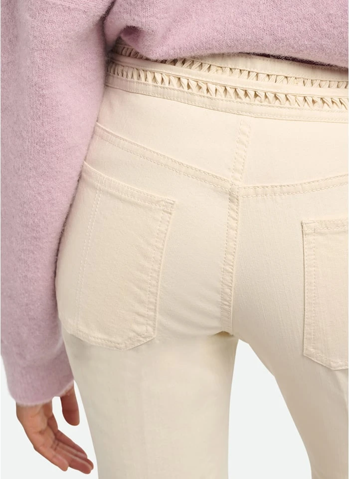 Vanessa Bruno NANO - Bootcut-jeans | Beige 7 Vanessa Bruno NANO - Bootcut-jeans | Beige - Afbeelding 5