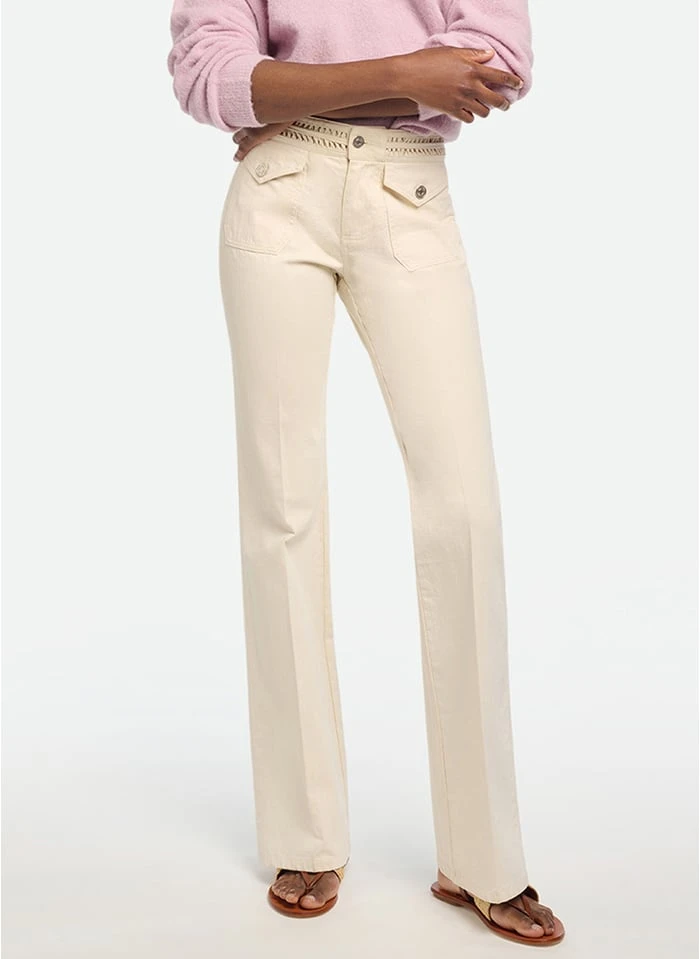 Vanessa Bruno NANO - Bootcut-jeans | Beige 3 Vanessa Bruno NANO - Bootcut-jeans | Beige