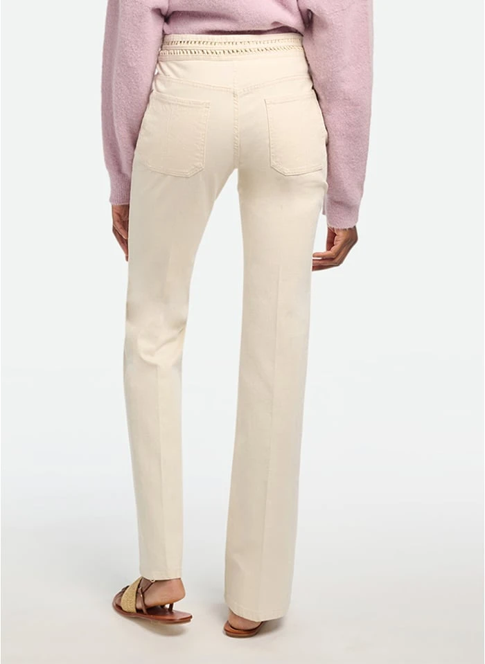 Vanessa Bruno NANO - Bootcut-jeans | Beige 4 Vanessa Bruno NANO - Bootcut-jeans | Beige - Afbeelding 2