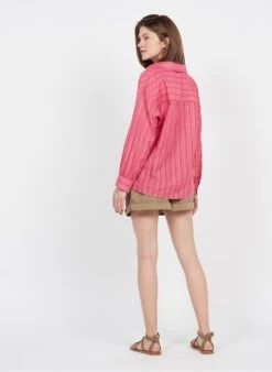 DES PETITS HAUTS RONANI - Top Katoenblend | Roze -MORGAN Verkoop 3928383