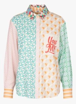 EVELYN - Blouse Met Klassieke Kraage En Print Linnenblend | Veelkleurig 9 EVELYN - Blouse Met Klassieke Kraage En Print Linnenblend | Veelkleurig -MORGAN Verkoop 3947932