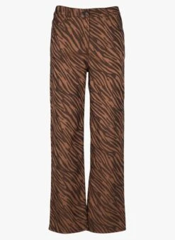 Samsoe Samsoe Susanna - Rechte Broek Met Print Katoenblend | Veelkleurig -MORGAN Verkoop 3947973