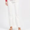 Katoenen Jeans Met Wijd Uitlopende Pijpen | Wit 2 Katoenen Jeans Met Wijd Uitlopende Pijpen | Wit -MORGAN Verkoop 3951181