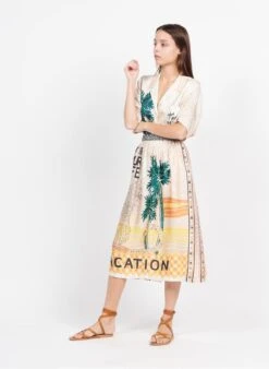 AVERY - Soepelvallende Broek Met Print | Veelkleurig -MORGAN Verkoop 3951285