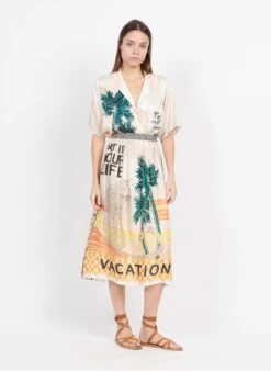 AVERY - Soepelvallende Broek Met Print | Veelkleurig -MORGAN Verkoop 3951288