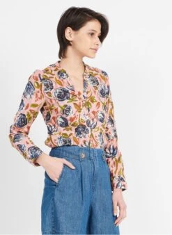 Katoenen Overhemd | Roze -MORGAN Verkoop 3964165