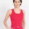 Singlet Van Ribtricot | Roze -MORGAN Verkoop 3964281