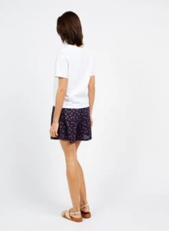 Katoenen Short Met Print | Blauw -MORGAN Verkoop 3969487