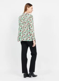 Blouse Met Klassieke Kraag En Print | Wit -MORGAN Verkoop 3971996