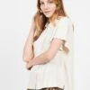 TWINSET Soepelvallende Blouse Met Klassieke Kraag | Beige 1 TWINSET Soepelvallende Blouse Met Klassieke Kraag | Beige -MORGAN Verkoop 3972198