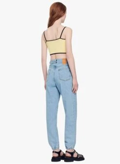 Sandro MELVIN - Rechte, Katoenen Jeans Met Verwassen Look | Blauw 13 Sandro MELVIN - Rechte, Katoenen Jeans Met Verwassen Look | Blauw -MORGAN Verkoop 3975035