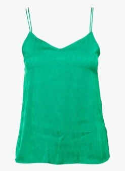 Suncoo LUCIOLE - Soepelvallend Topje Met V-hals | Groen -MORGAN Verkoop 3978833