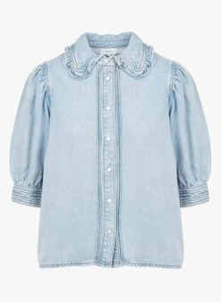 Suncoo LIETTE - Blouse Met Peterpankraagje | Jeans Onbewerkt 9 Suncoo LIETTE - Blouse Met Peterpankraagje | Jeans Onbewerkt -MORGAN Verkoop 3978917