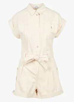 Suncoo IRIS - Playsuit Met Overhemdkraagje | Beige -MORGAN Verkoop 3978956